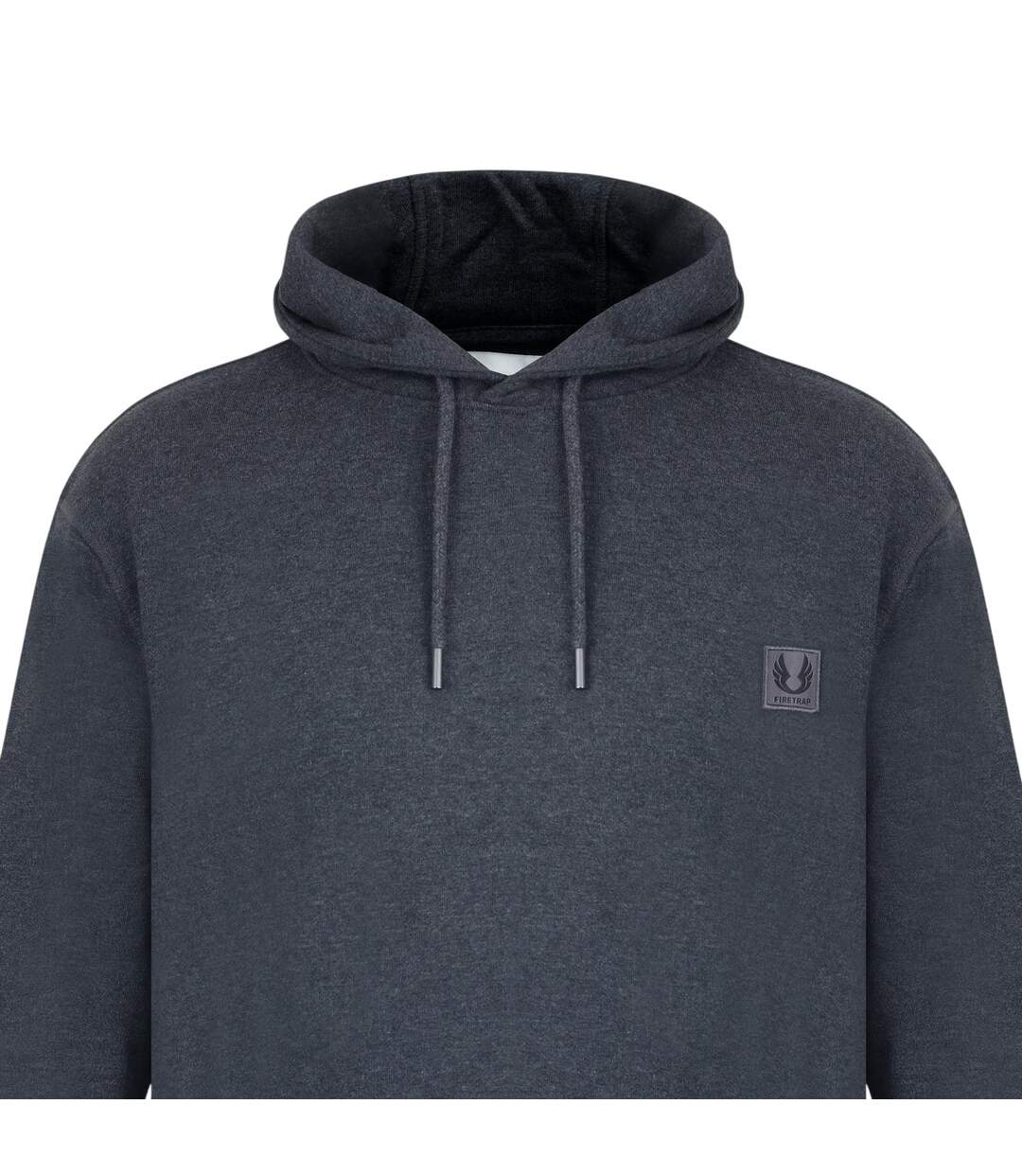 Sweat À Capuche Avec Cordons Homme Charbon Chiné Firetrap-3