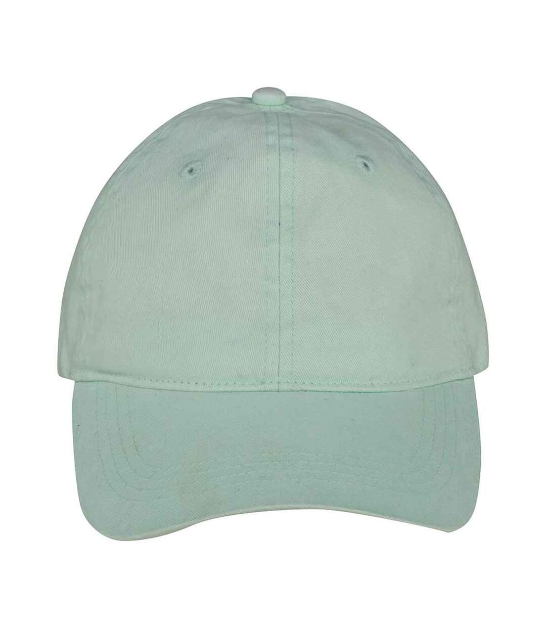Unisex adult faded washed baseball cap brook green Native Spirit-1