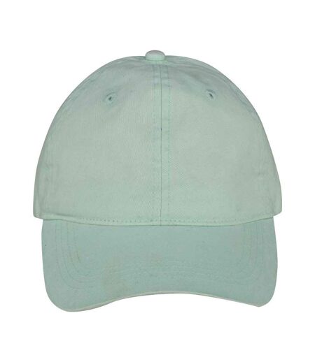Unisex adult faded washed baseball cap brook green Native Spirit