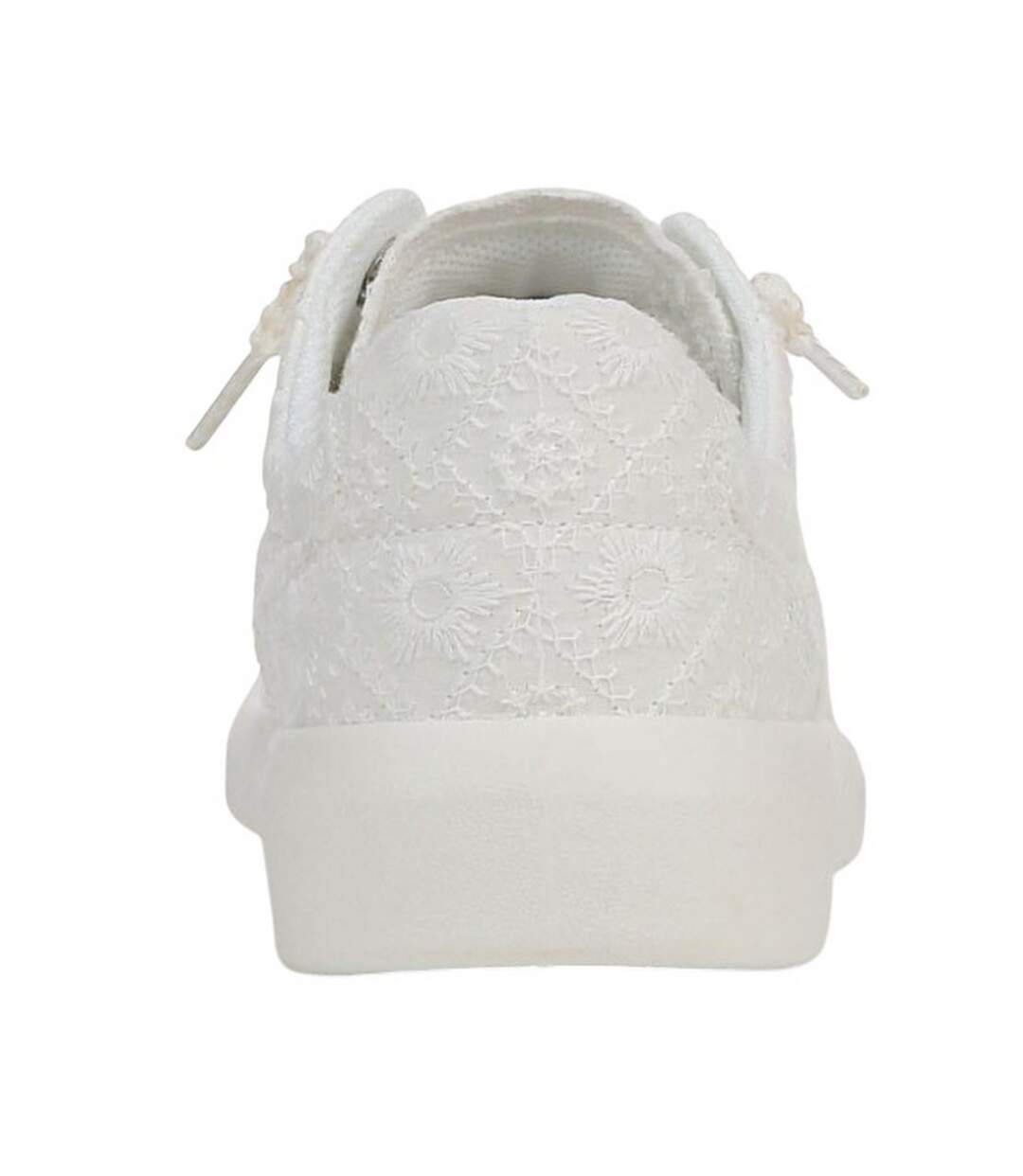 Womens/ladies Boardwalk Slip-on Trainers White Blowfish Malibu-2