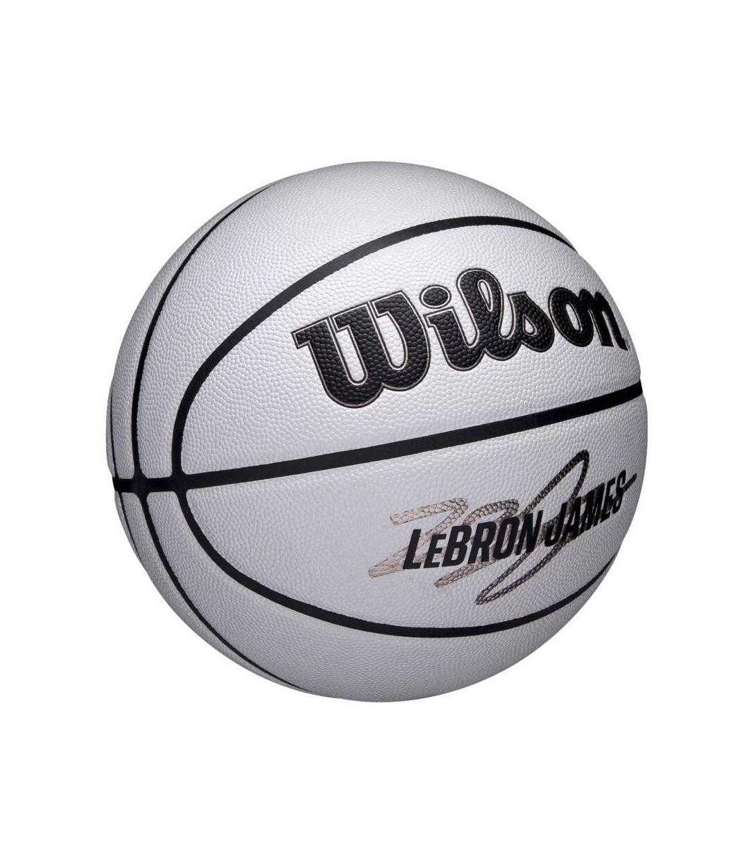 Ballon De Basket Motif/style Nba Lebron Taille 7 Gris Wilson-2