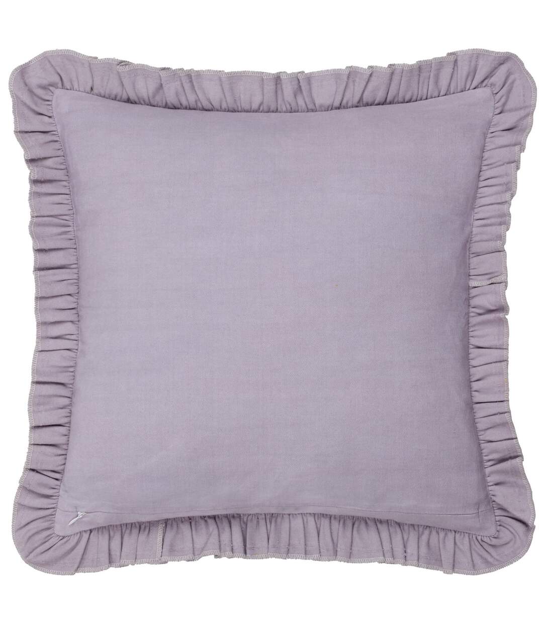Hettie velvet embroidered cushion cover 45cm x 45cm lilac Furn-2