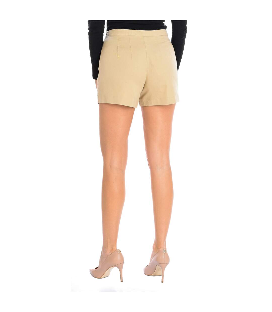 Women's side zipper shorts 4GH5590V3-3