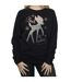 Disney Sweatshirt Femmes/Dames Bambi Winter Deer (Noir) - UTBI3923-3