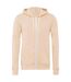 Canvas Sweat À Capuche Et Fermeture Zippée Homme Pêche Bella + Canvas-1