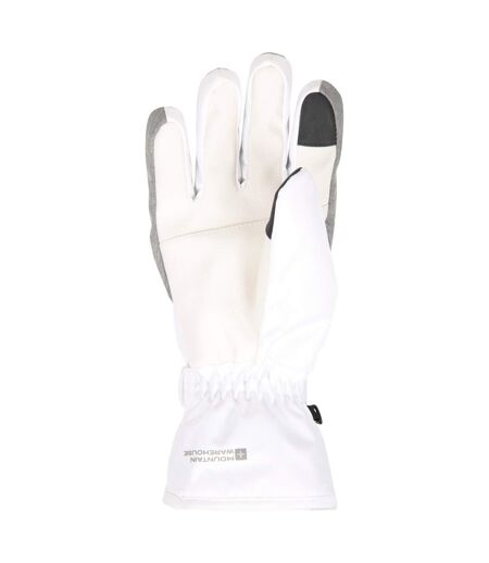 Gants de ski glide femme blanc Mountain Warehouse