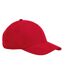 Casquette De Baseball Performance Rouge Beechfield-1