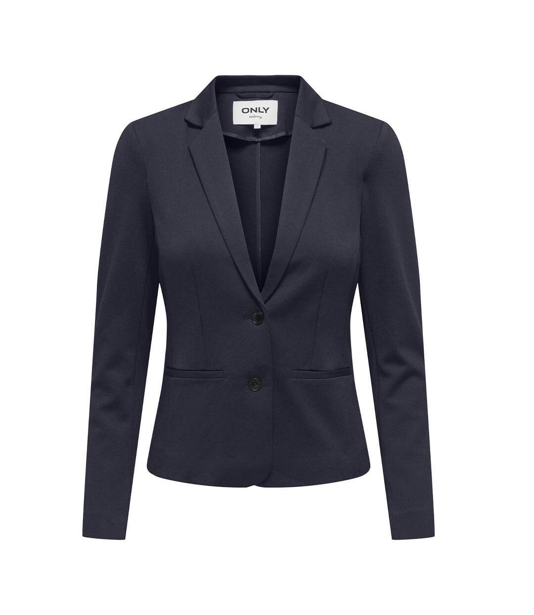 Veste blazer marine femme only tadia solid blazer-1