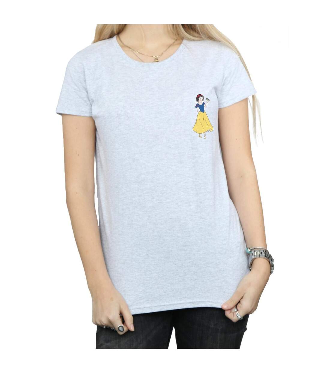 Disney Princess - T-shirt SNOW WHITE CHEST - Femme (Gris chiné) - UTBI36977-3