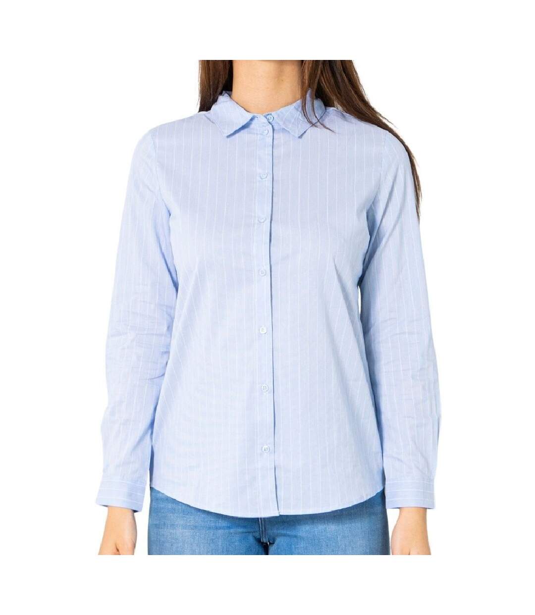 Chemise Bleu à rayures Femme JDY Mio-1