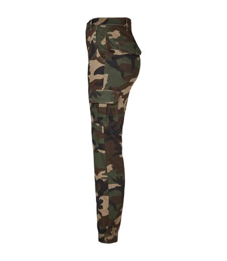 Pantalon À Poches Femme Marron Beige Urban Classics
