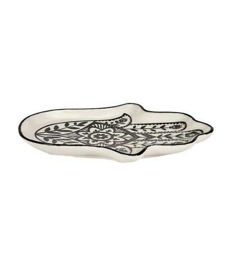Vide-Poche Main en Céramique Mirage 11cm Noir