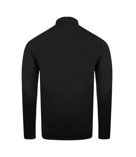 Womens/ladies Club Essential Half Zip Sweatshirt Black Umbro