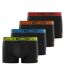 Lot de 4 Boxers coton homme uni ceinture Umbro-1