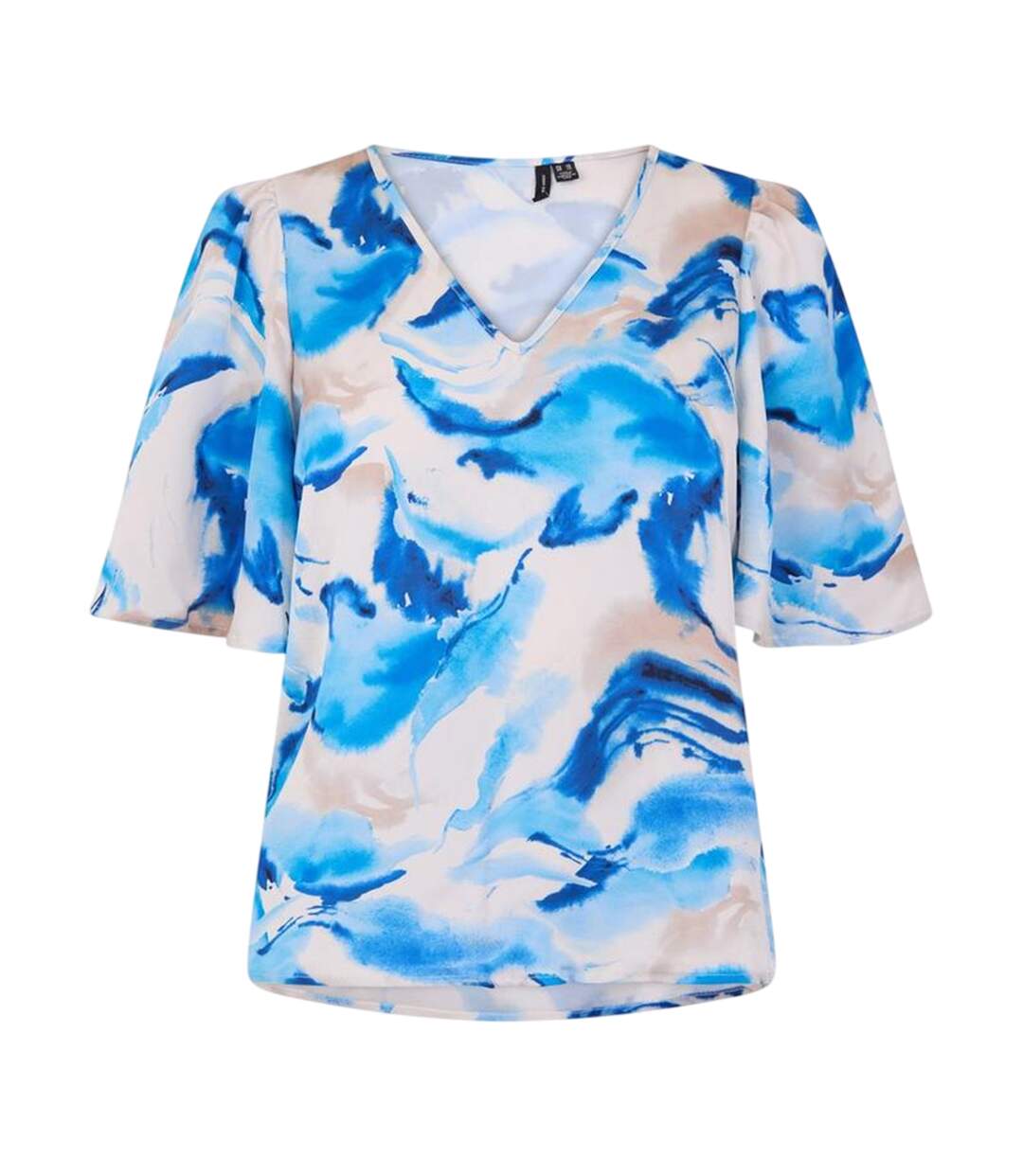 Womens/ladies Lovie V Neck Blouse Birch Vero Moda-1
