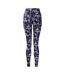 Legging Motif/style Impression À L´encre Influential Femme Bleu Marine Dare 2B-2