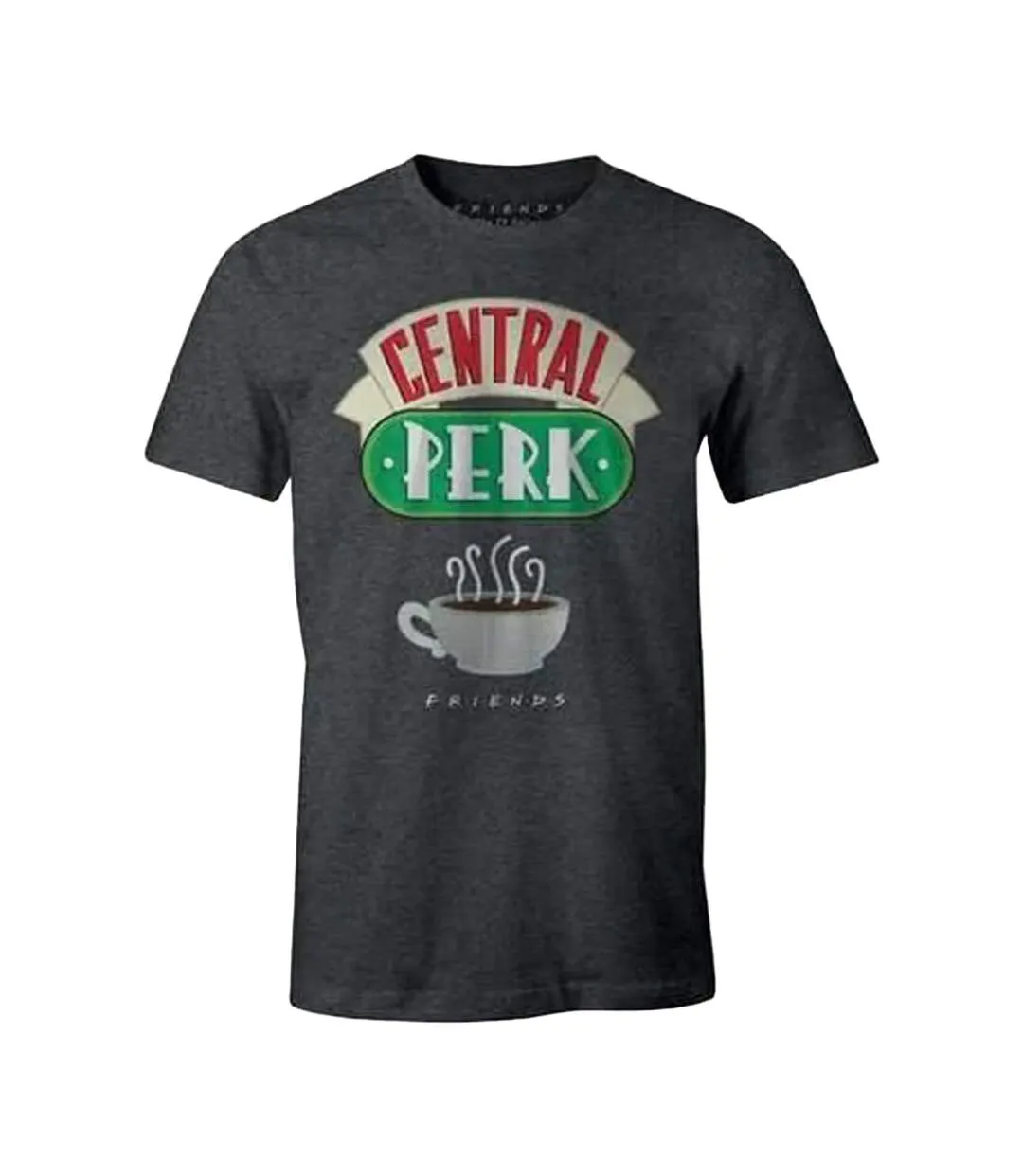 T-shirt Central Perk Homme Noir Friends-1