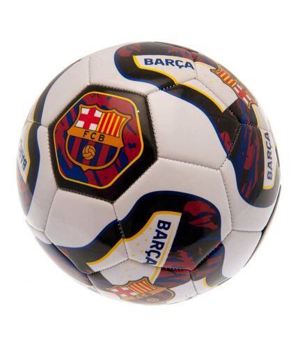 FC Barcelona - Ballon de foot (Noir / Bordeaux / Blanc) (Taille 5) - UTTA10685