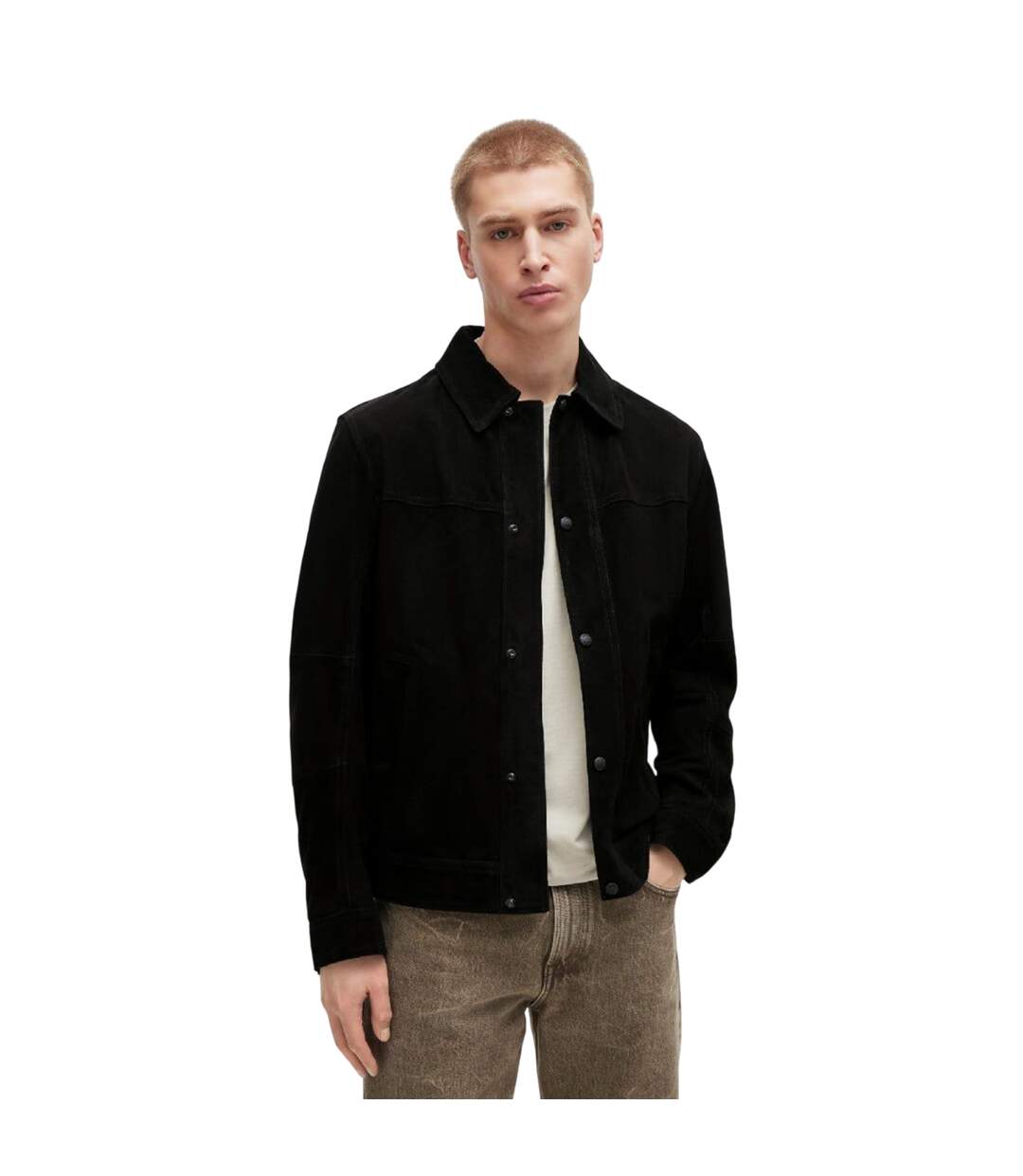 Blouson Aviateur Jomister Homme Noir Boss-4