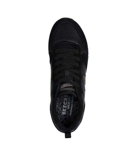 Womens/ladies Og 85 Goldn Gurl Suede Trainers Black Skechers