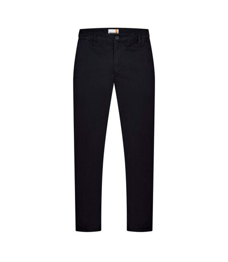 Mens Twill Straight Chinos Black Timberland
