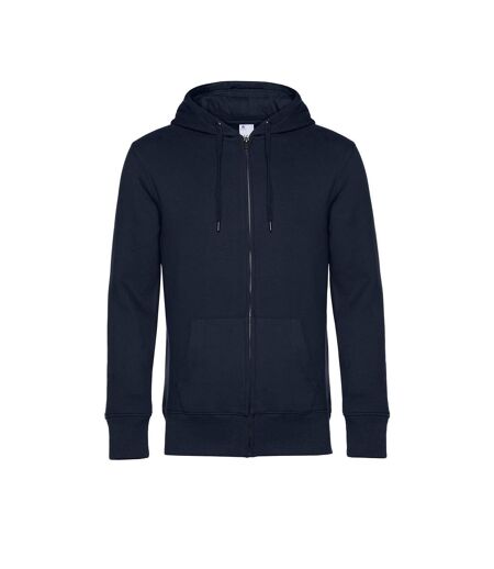 Sweat À Capuche Zippé Mens King Bleu Marine B&C