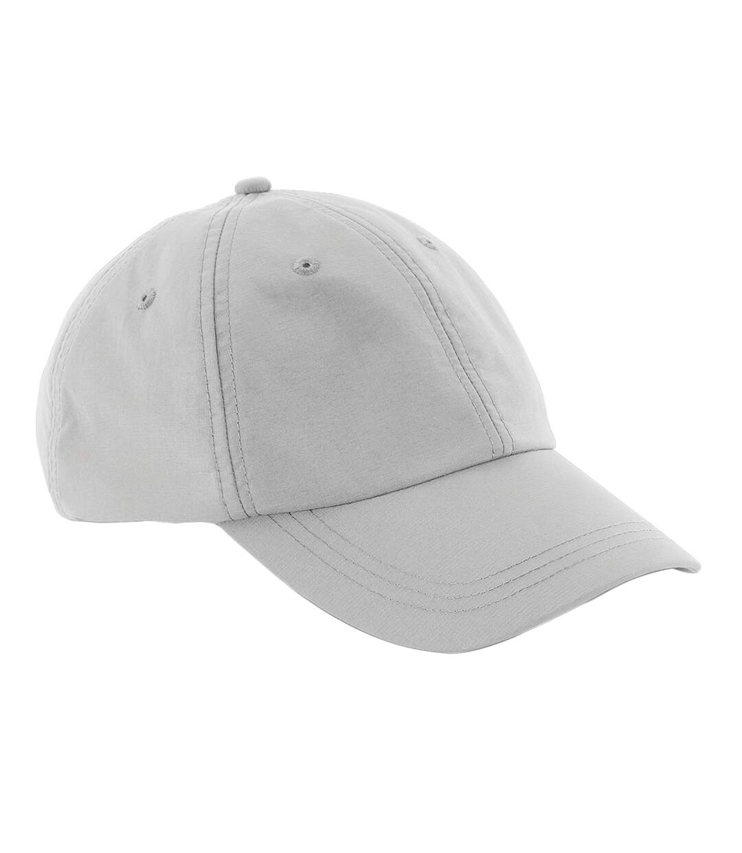 Casquette De Baseball Gris Clair Beechfield-1