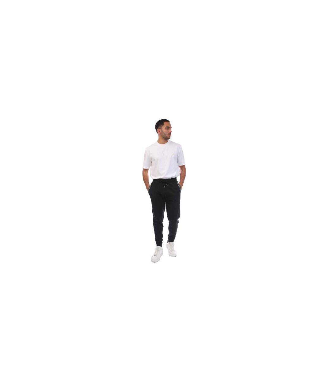 Pantalon De Survêtement Motif/style Logo Homme Noir Boss-1