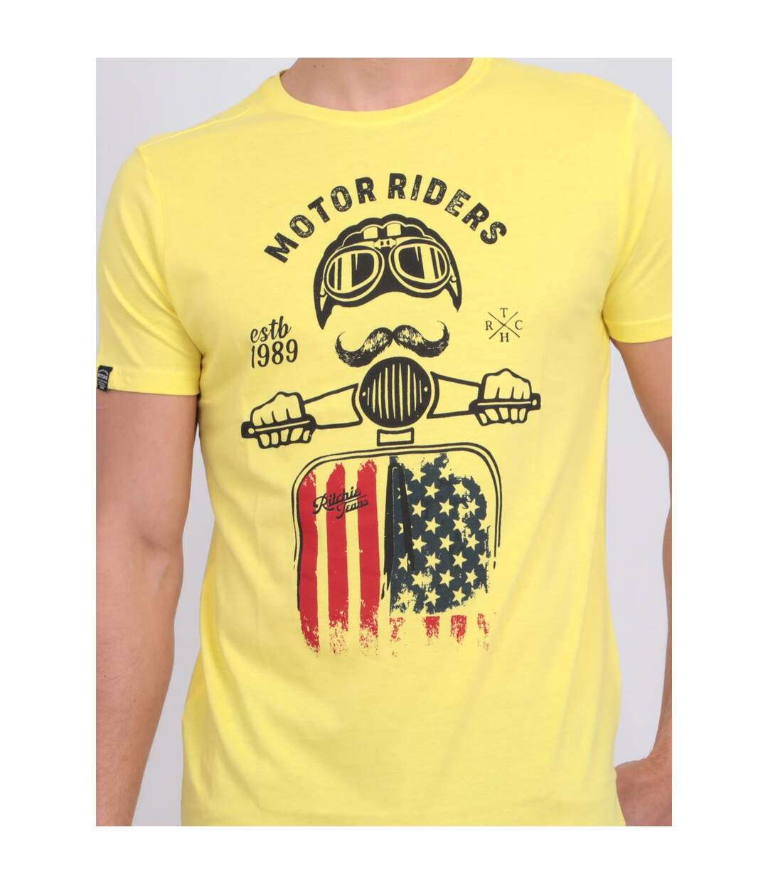 T-shirt col rond pur coton NOFOUK-3