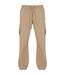 Mens Nylon Straight Leg Cargo Trousers Concrete Urban Classics-1