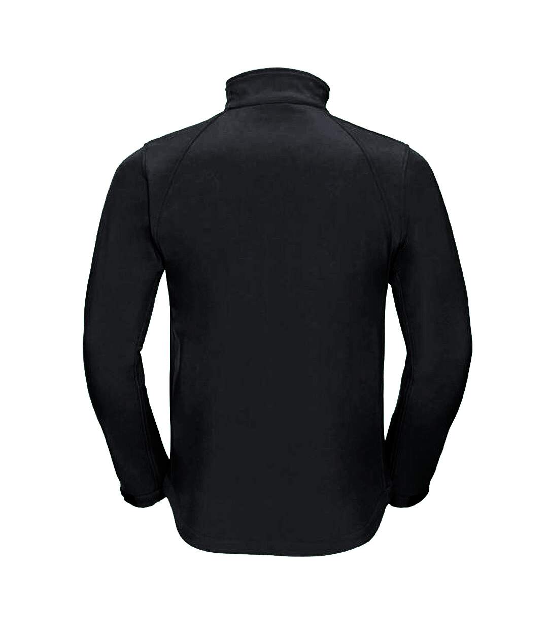 Workwear Mens Softshell Breathable Waterproof Membrane Jacket Black Russell-2
