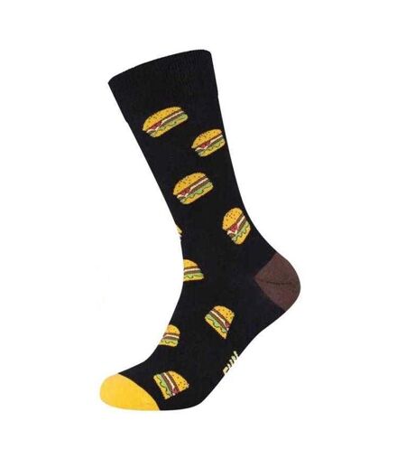 Chaussettes Motif/style Imprimé Adulte Noir Rouge Jaune Inny