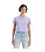 T-shirt The Perfect Femme Violet Clair Levis-1