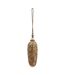 Wooden pine cone bauble 8cm x 6cm x 6cm natural Hill Interiors-1