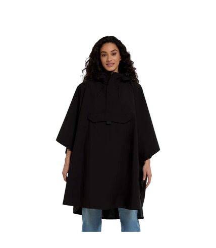 Animal Womens/Ladies Pace Waterproof Poncho (Black)