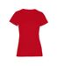 T-shirt Femme Rouge Feu Promodoro-1