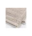 Lot de 2 Gants de Toilette Tendresse 15x21cm Taupe