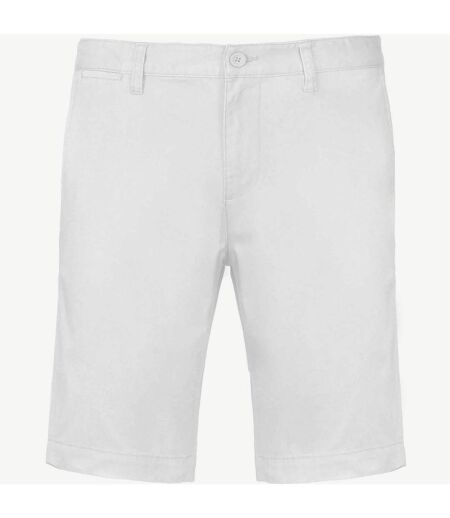 Kariban Mens Chino Bermuda Shorts (White) - UTPC3410