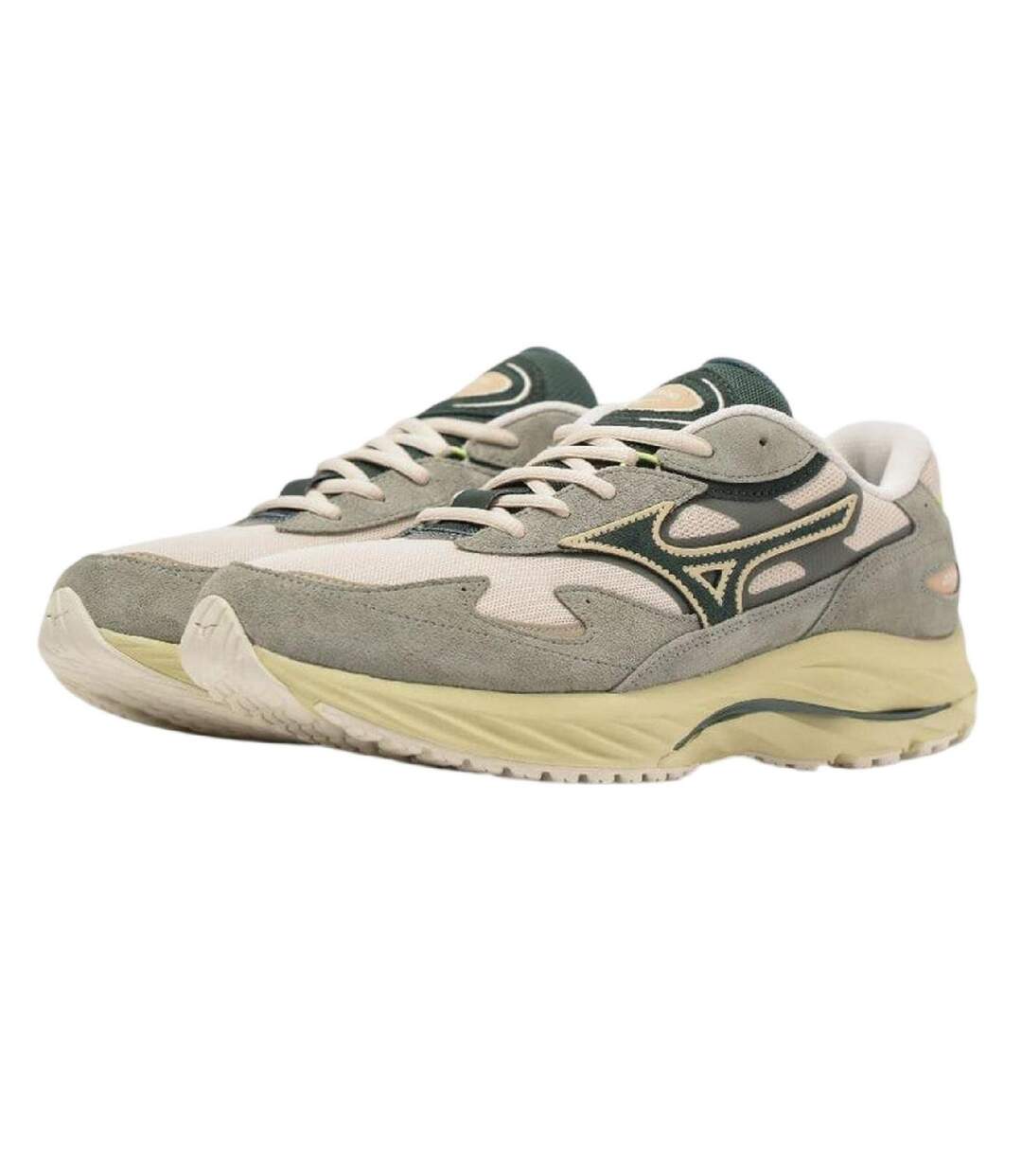 Baskets Wave Rider Beta Sportstyle Homme Blanc Vert Mizuno-3
