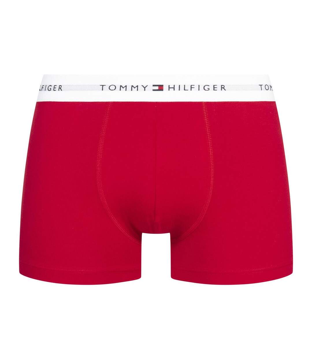 x3 boxers blanc/rouge/marine homme tommy hilfiger trunk-2
