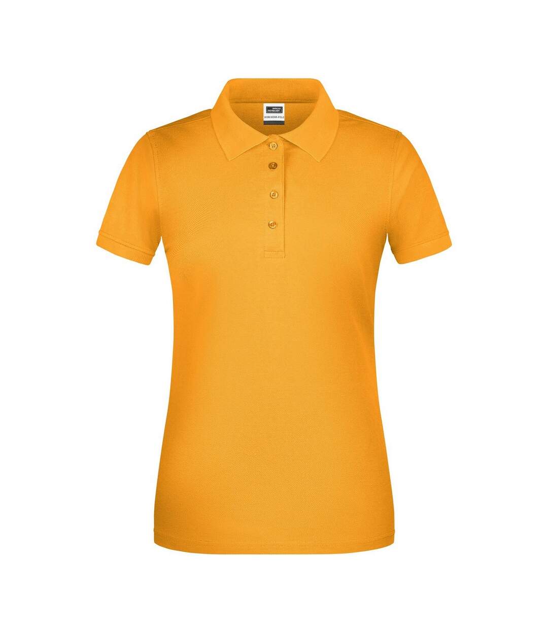 Polo Bio Workwear Femme Jaune Or James And Nicholson-1