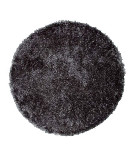 Tapis Rond Design Natta 200cm Gris Foncé