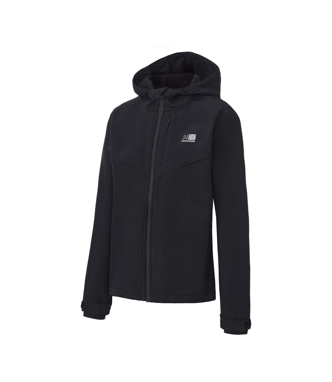 Womens/ladies Plain Soft Shell Jacket Black Karrimor-3