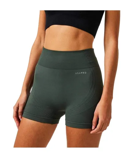Womens/ladies Nylon Shorts Khaki USA