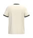 Mens Ringer T-shirt Ivory Washed Black Native Spirit-2