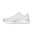 Womens/ladies Flex Appeal 5.0 Uptake Contrast Trainers White Silver Skechers-2