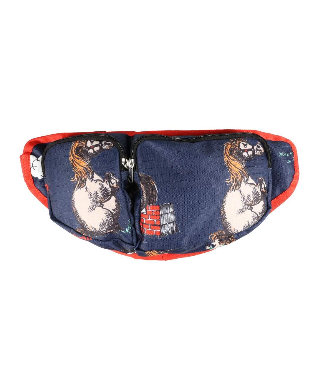 Thelwell Collection Practice Makes Perfect Waist Bag One Size Navy Red Hy-1