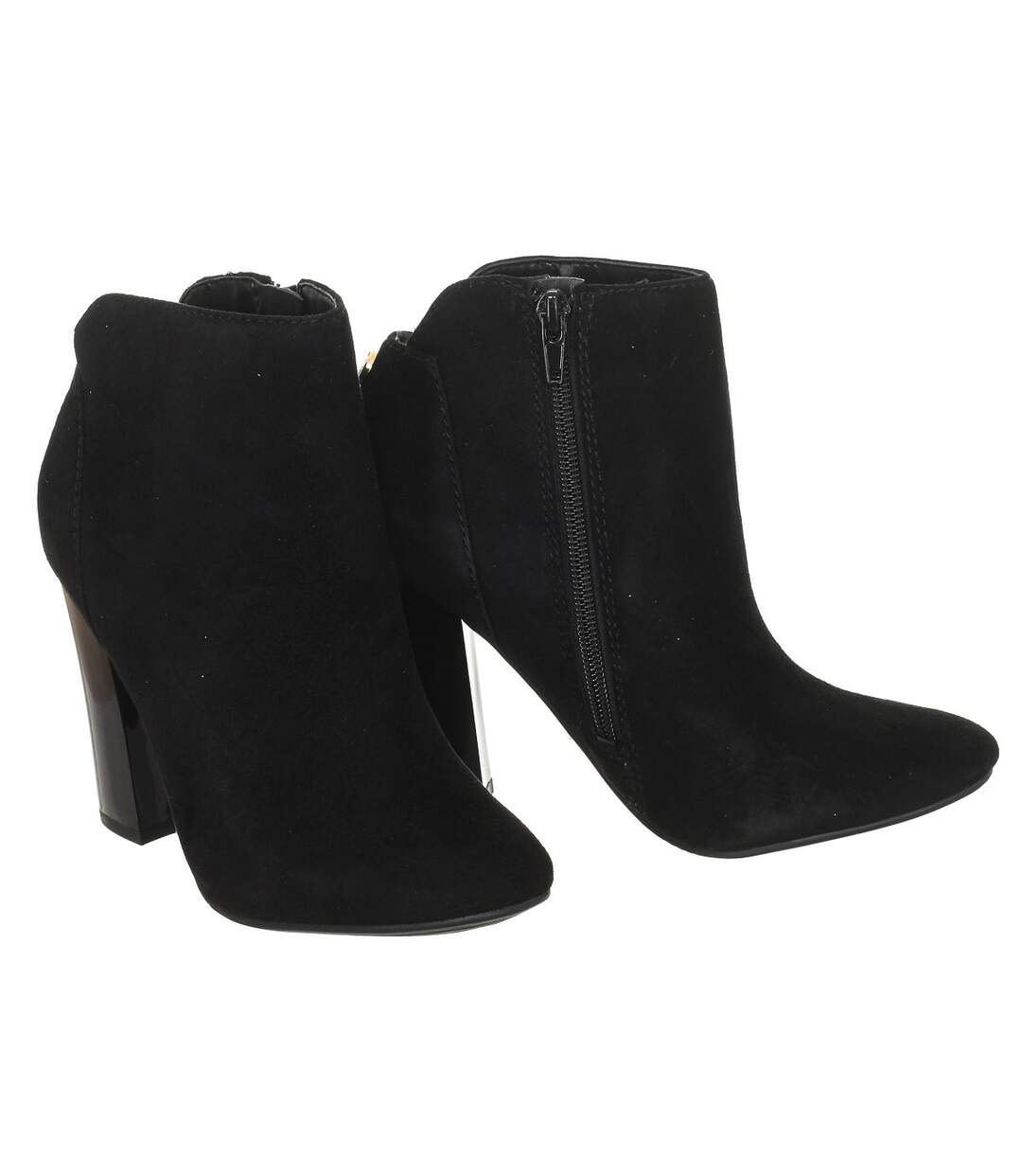 Heeled ankle boots with round toe FLLUA3SUE09 woman