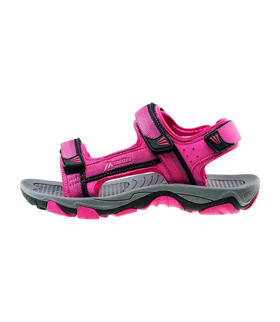 Sandales Makanos Femme Fuchsia Foncé Fuchsia Noir Martes-2