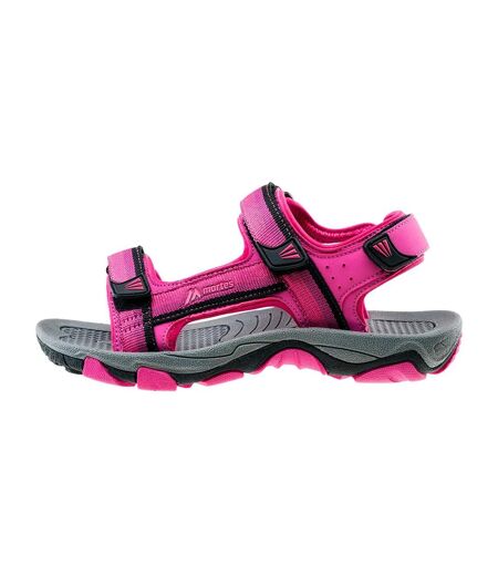 Sandales Makanos Femme Fuchsia Foncé Fuchsia Noir Martes